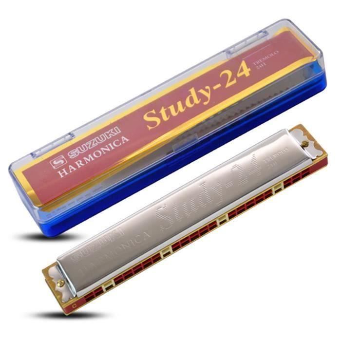 Suzuki Harmonica 24 Trous Polyphonique C# Tonalité So71034