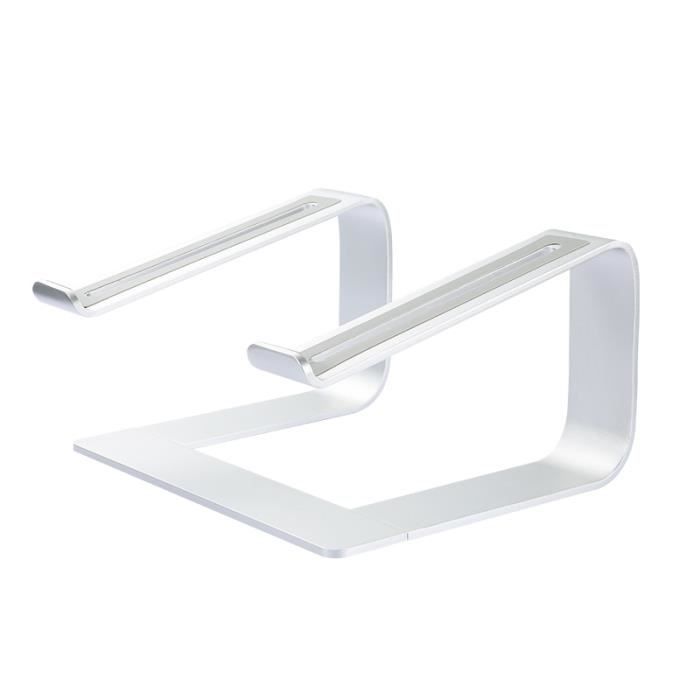Support tablette,Support de support d'ordinateur Portable support en aluminium pour MacBook Pro 13 support - Type Argent