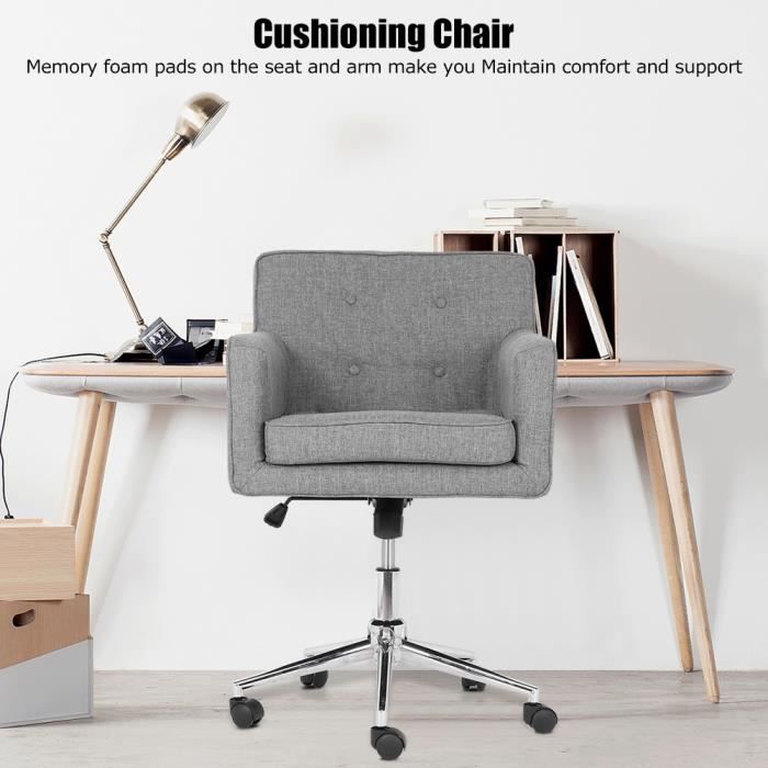 Chaise de bureau Réglable Moderne Tendance Design Ergonomique Confortable HB046