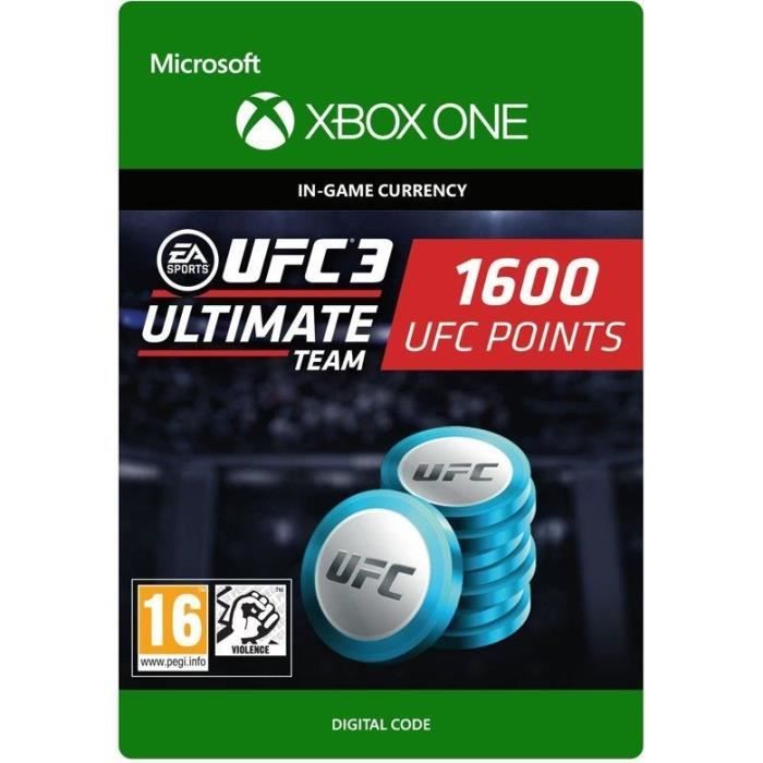 DLC UFC 3: 1600 UFC Points pour Xbox One