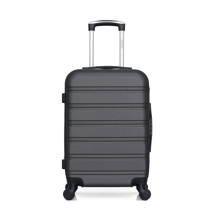 HERO – VALISE CABINE - ABS – 55cm – 4 roues – RENOSO – GRIS FONCE