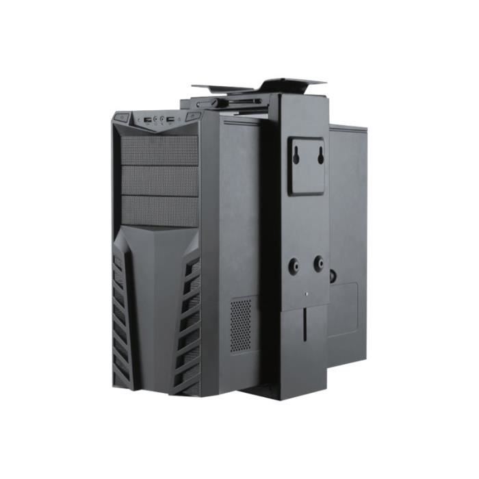 NEWSTAR Support d'Unité Centrale CPU-M100BLACK - 10 kg - Sol - Noir