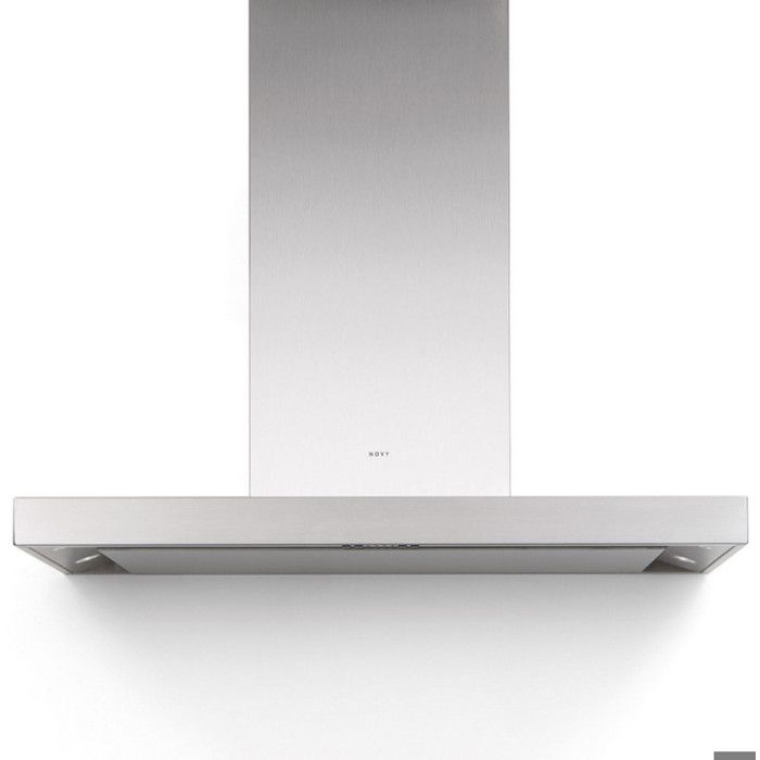 NOVY 7605 hotte murale flat'line sans moteur 90 cm inox spots