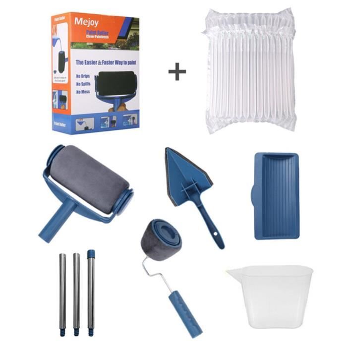 8pcs Rouleau Peinture avec Reservoir, Kit d'outils pour peinture Kit
