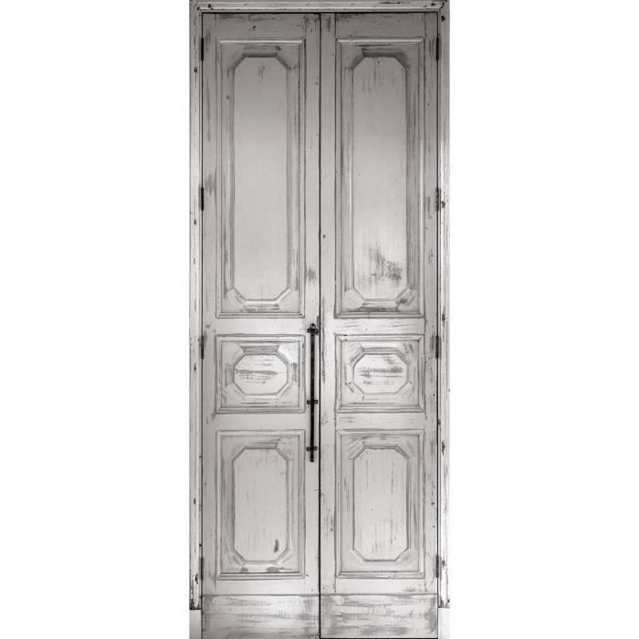 Sticker Adhésif de porte Ondoor- Manoir - 204 x 83 cm