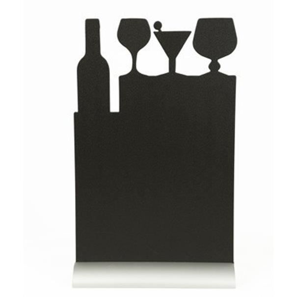 Silhouette de table avec socle aluminium COCKTAIL