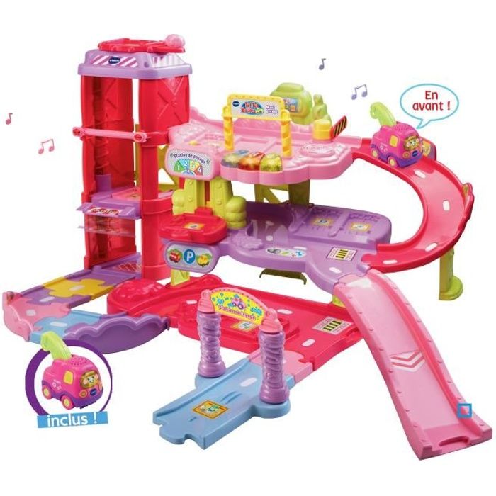 VTECH - TUT TUT BOLIDES Maxi Garage Educatif Rose