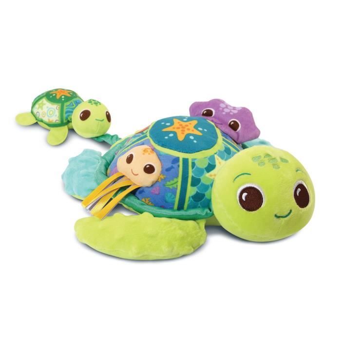 VTECH BABY - Juju, Maman Tortue - Éveil des Sens (Bouteilles Plastique Recyclées)