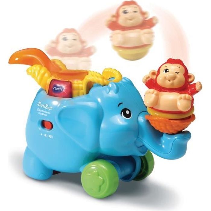 VTECH - 509805 - Zoomizooz - Eléphanteau Magique (+ 1 animal)