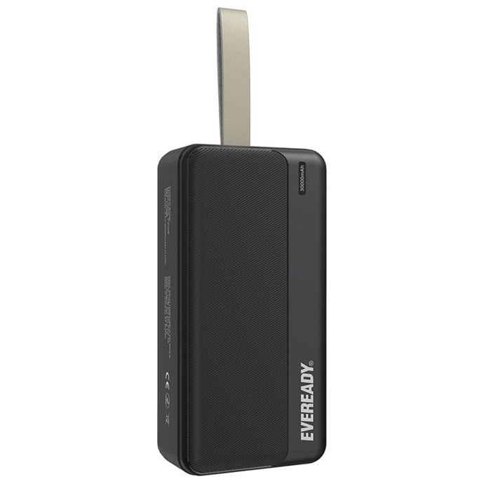 Batterie externe - EVEREADY - PX30B - 30000 mAh - Lithium-polymère - 2 sorties USB-A