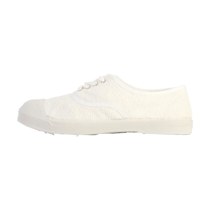 Chaussure Baskets Broderie Anglaise Bensimon Lacet Broderie