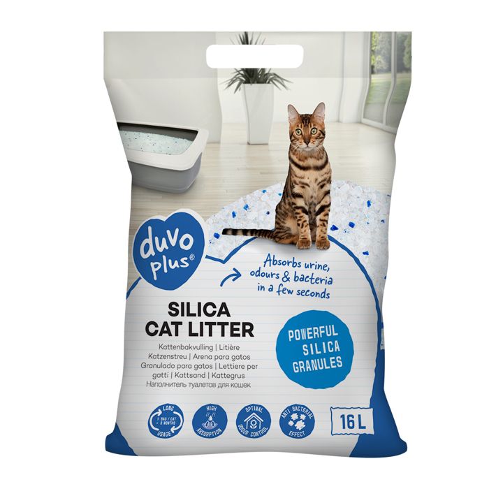 Litière pour chat Duvoplus Premium Silica - 5 L