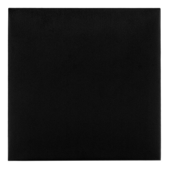 Panneau Mural Rembourré 90x30 Cm Noir - Tête De Lit 3D Moderne Et Acoustique