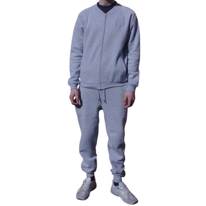 Bill Tornade Ensemble de sport col rond Bruges Gris Homme Bill Tornade Ensemble de sport col rond Bruges Gris Homme