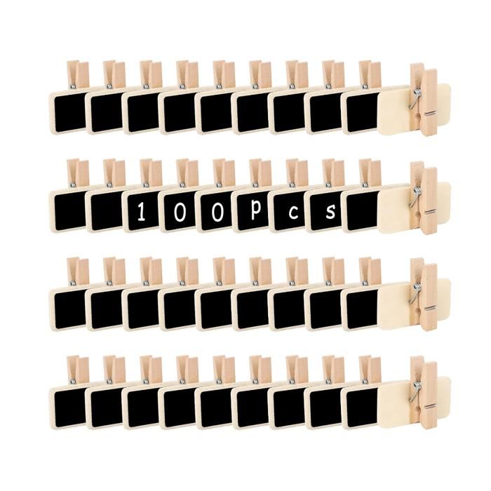 15PCS Mini Tableaux Noirs Ardoise 10x7.5cm En Forme De V - Présentoirs Prix Avec Stylos Pour Buffet Mariage