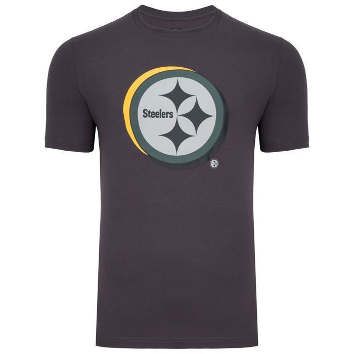 Chemise - NEW ERA - NFL DRAFT - Pittsburgh Steelers - Gris - 100% coton - Manches courtes Chemise - NEW ERA - NFL DRAFT - Pittsburgh Steelers - Gris - 100% coton - Manches courtes