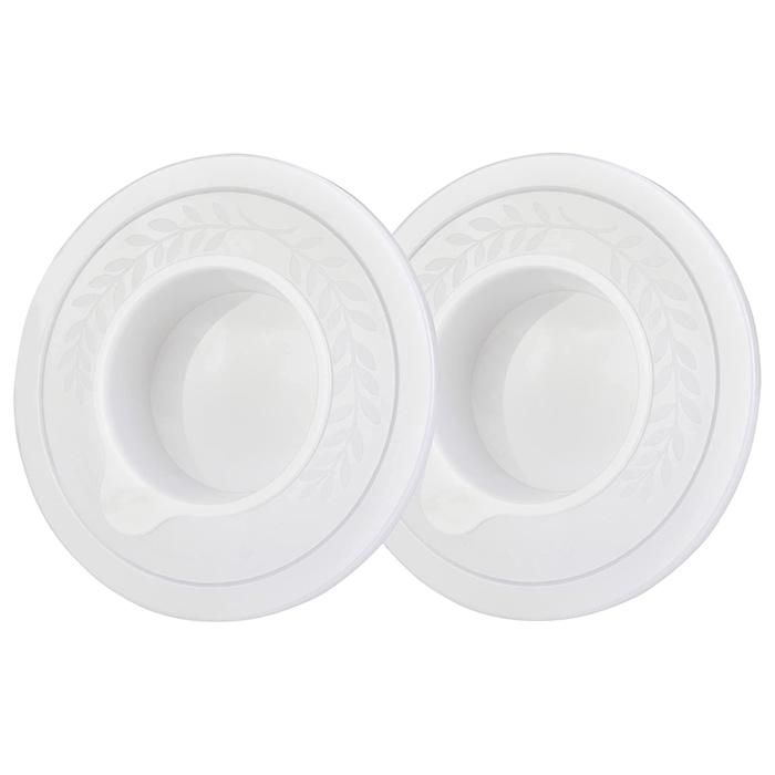 2 Pièces Couvercles de Bol de Mélangeur pour KitchenAid 4 5 5 Litres Mélangeurs sur Socle Tête Inclinable Couvercles Bol