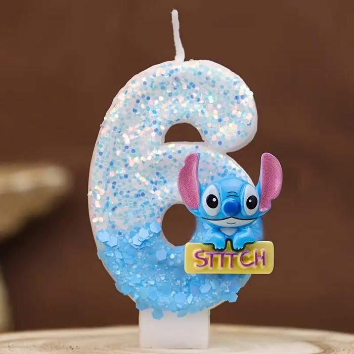 Bougie Chiffre 3 Scintillante Avec Flocons De Neige - Pour Gâteau D'anniversaire Fille, Décoration Fête
