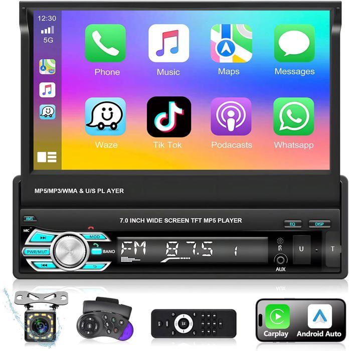Podofo 1 DIN Autoradio – 7