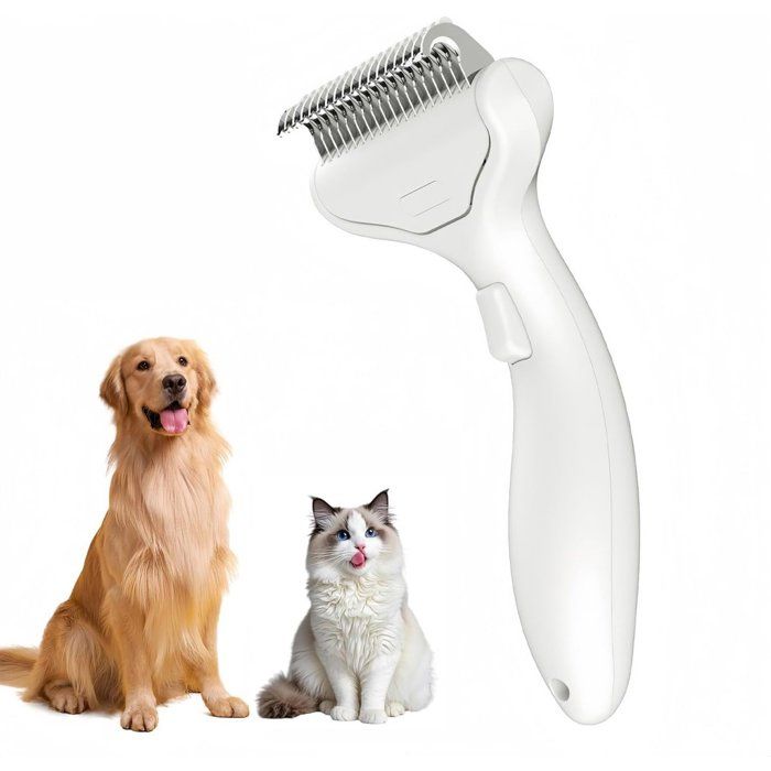 Brosses sous-poil pour chiens et chats brosses dépilatoires pour animaux à poils longs brosses pour chiens avec bouton