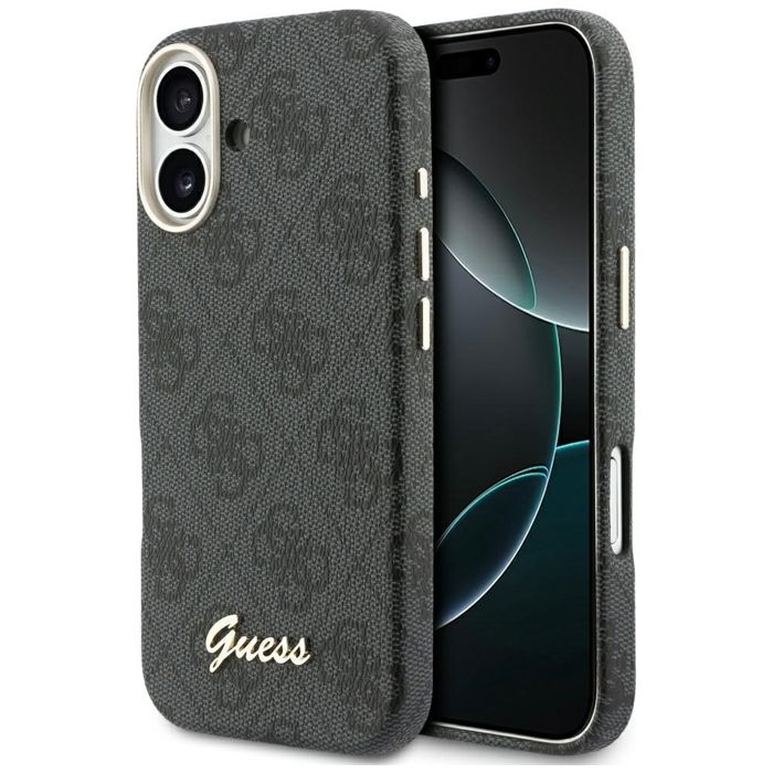 Coque Guess 4G Script MagSafe pour iPhone 17