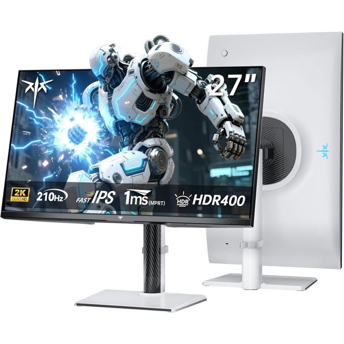 Écran gaming KTC 27 pouces 2K (WQHD) 200Hz Fast IPS HDR400