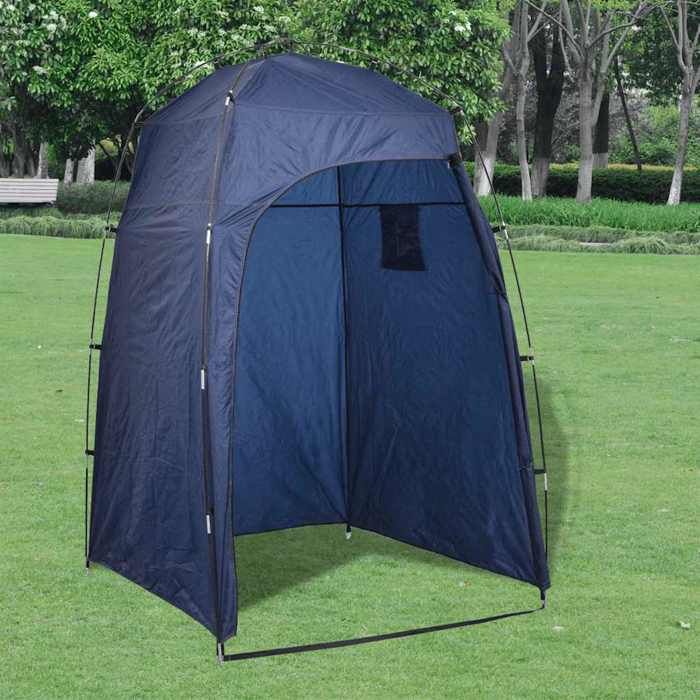 Tente de douche/WC/dressing - vidaXL - bleu - 130 x 130 x 210 cm 6723057