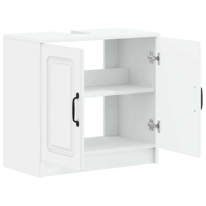 Meuble sous Lavabo de Salle de Bain UTRECHT - vidaXL - Blanc - 59 5x31 5x59cm - bois d’ingénierie 770577 Meuble sous Lavabo de Salle de Bain UTRECHT - vidaXL - Blanc - 59 5x31 5x59cm - bois d’ingénierie 770577