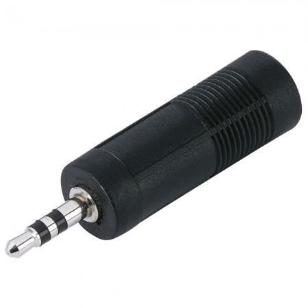 Adaptateur Jack 3.5 Mm Mâle Vers 6.35 Mm Femelle - Lot De 2 - Cuivre - Pour Casque, Guitare, Ampli, PC - 11