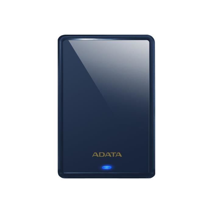 Disque dur externe portable ADATA Classic HV620S - 1 To - USB 3.0 - bleu