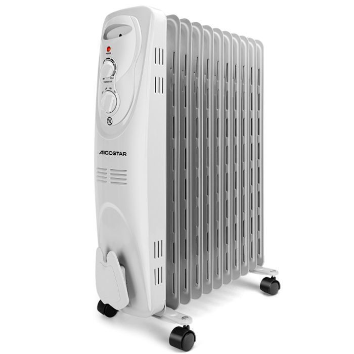 Radiateur à bain dhuile 2300W 11 éléments - Chauffage électrique