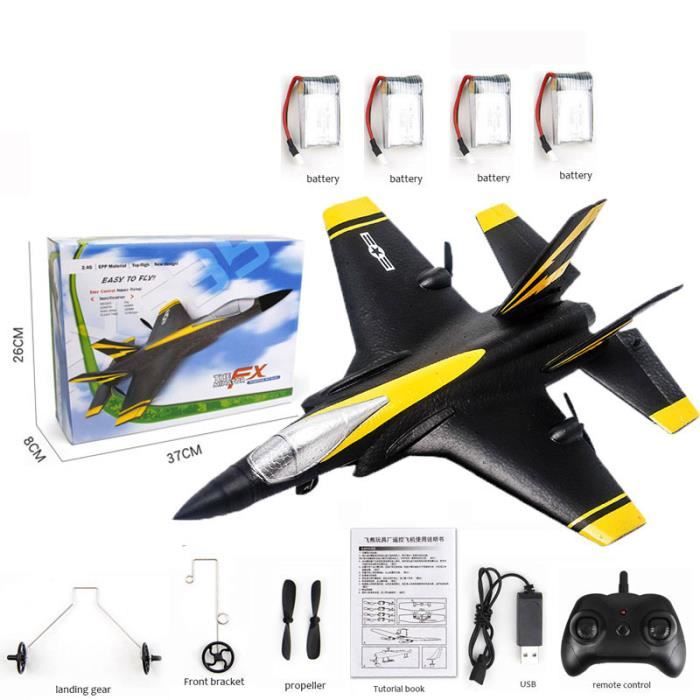 OpenRC – RC Avion Télécommandé Transport – Avion De Ligne Radiocommandé – Jouet Planeur Chasse Téléguidé Polystyrene Incassable Effet Lumière Cadeau Jouet Enfant Adulte Hélice Batterie Chargeur