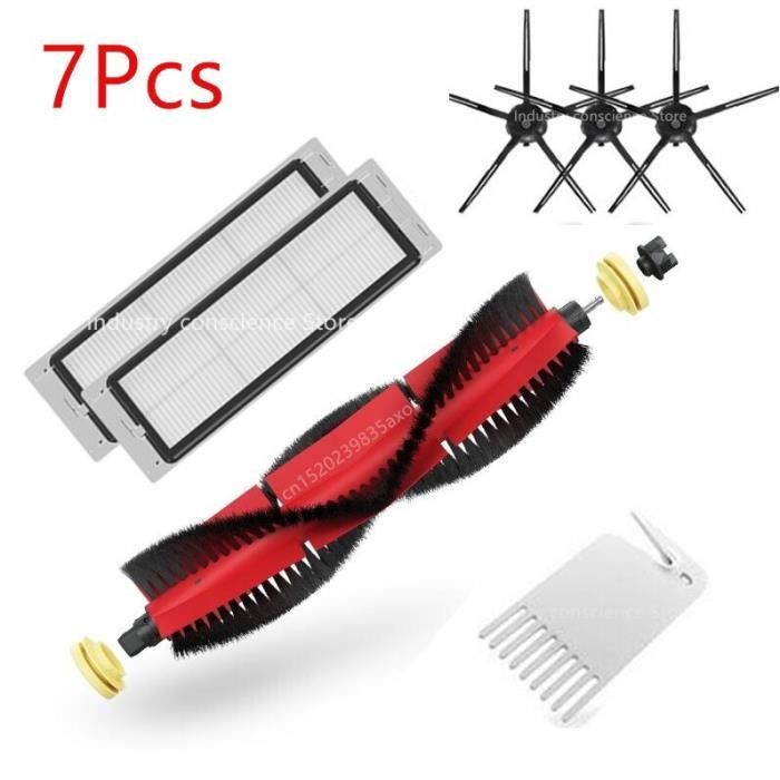 Kit Accessori Per Roborock S6 S5 Max S60: Spazzole Laterali, Rullo, Filtri E Panni | Pacco Manutenzione Da 25 Pezzi - 3