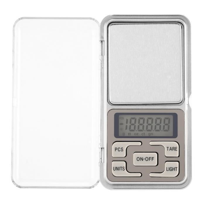 Mini balance de poche, précision 0,01g, Max 200g, pile offerte : 1€ -  Balances de précision (10378707)