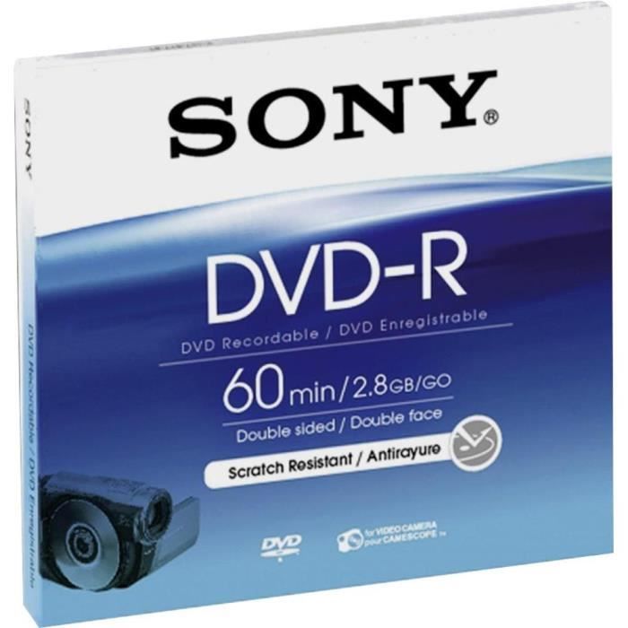 Mini DVDR DL Sony DMR60A 2.8 Go 5 pc(s) 60 min Cdiscount Appareil Photo