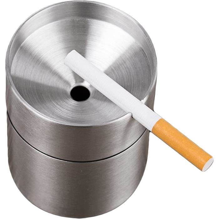 Cendrier D'extérieur Avec Couvercle, En Acier Inoxydable Antidérapant