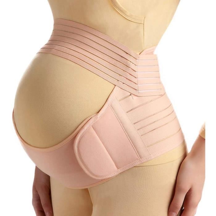 ChangTsingLee Ceinture pour Grossesse Ceinture Grossesse Respirante  Réglable Support Lombaire et Soutien Abdominal Abdomen pour Femme Enceinte  : : Mode