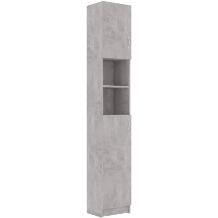 Armoire pour Salle de Bain Armoire Haute de Rangement Armoire Lave