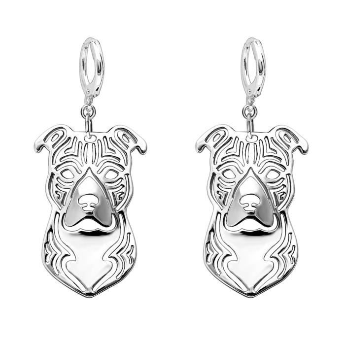 Collier KOR9N pit bull staffordshire terrier chien boucles d 