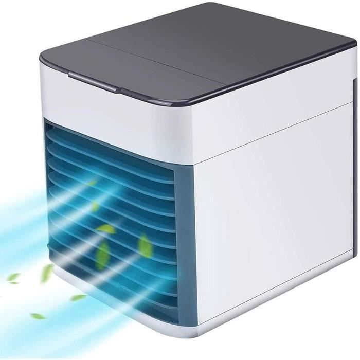 Climatiseur Mobile Portable 4-en-1 1500ml - Refroidisseur D'Air Silencieux Avec Brumisation, 4 Vitesses, Mini Climatiseur Pour Maison, Bureau Et Voiture