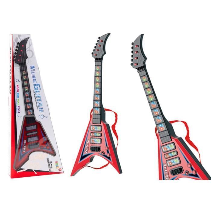 Guitare Électrique pour Enfants avec Effets Lumineux : L'Instrument Parfait pour Éveiller la Passion de la Musique