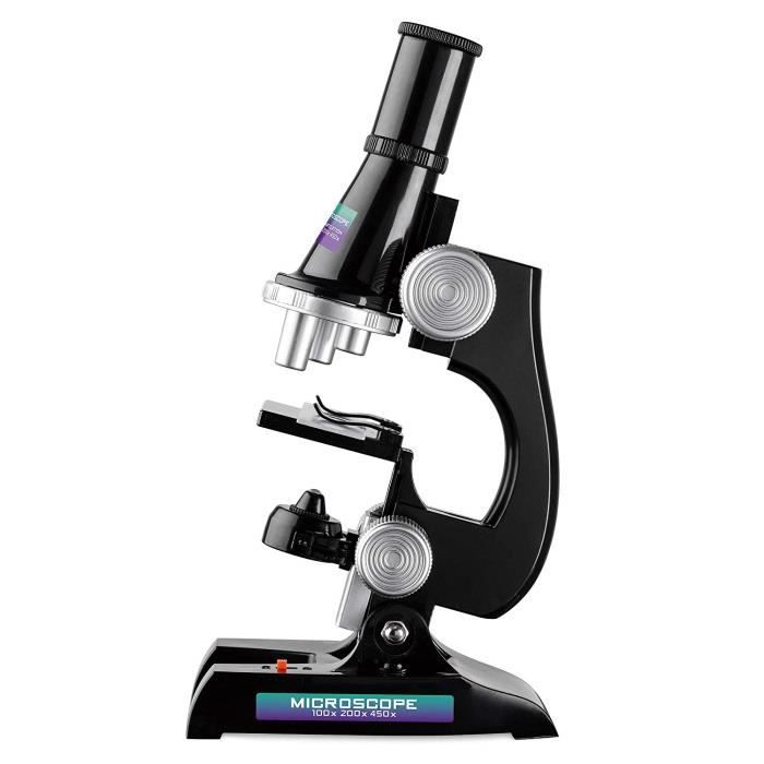 Rose Microscope portable jouets pour enfants zoom pour enfants 60x 160x  Science boîte de grossissement microscope