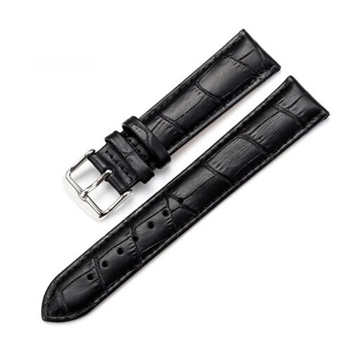 XYQ4090102A 18mm hommes Alligator Crocodile Grain bracelet en cuir