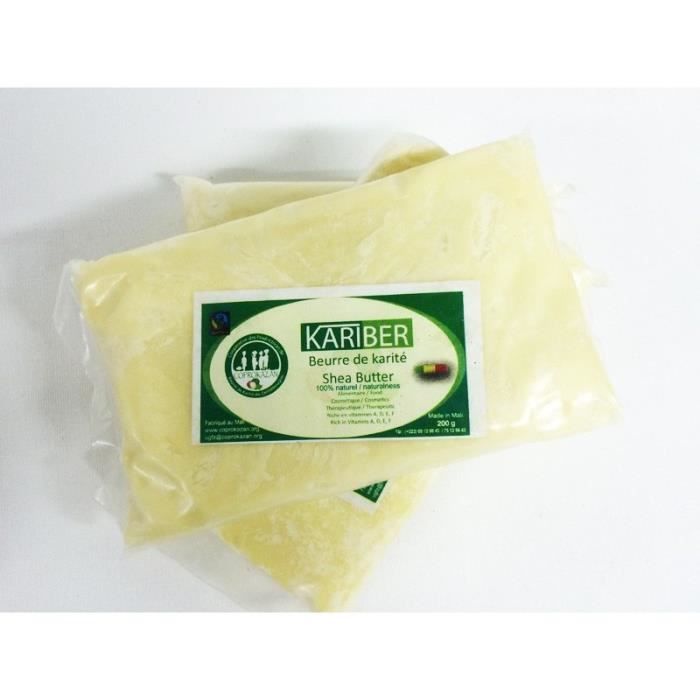 Beurre De Karité Brut Pur 100g - Provenance Mali, Qualité Top, Envoi Gratuit