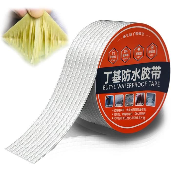 5cm X 10M Épaisseur 1,2 mm, XiXiRan Ruban Adhesif Etanche, Scotch Reparation Fuite d