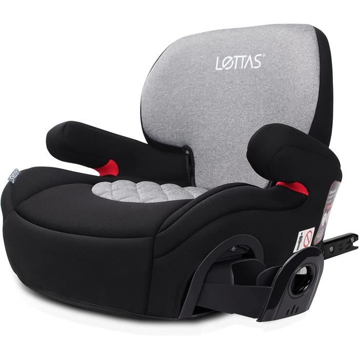 Siège Auto ISOFIX Groupe 3 Rehausseur Voiture Enfant Dossier