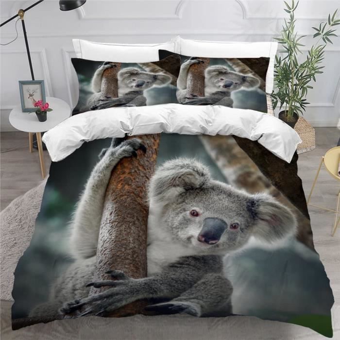 Literie Enfant Facile à Border Caradou Parure De Lit Enfant Koala