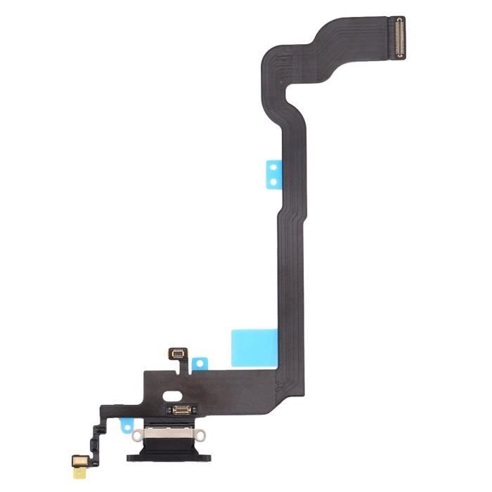 Nappe Connecteur de Charge - iPhone - X - Noir - Remplacement - Qualité Normes Internationales