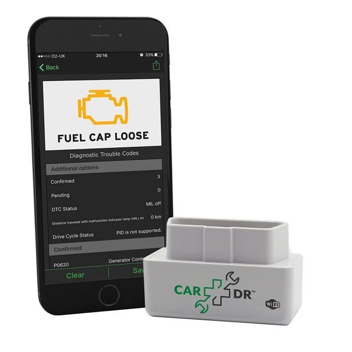 Car Dr OBD2 Diagnostic Auto - Outil de Diagnostic Voiture OBD Scanner Code de Défaut pour Prise OBDII Véhicule Wifi - Compatible