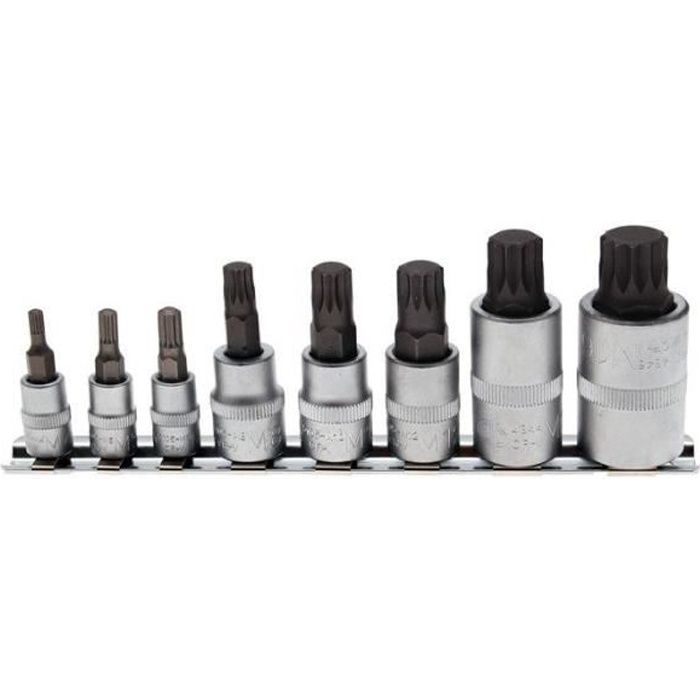 17 mm Clé à douille 6-24 mm douille en acier au chrome-vanadium douilles femelles sur rail pour vis à denture multiple 3/8 diverses modèles 17 mm Clé à douille 6-24 mm douille en acier au chrome-vanadium douilles femelles sur rail pour vis à denture multiple 3/8 diverses modèles